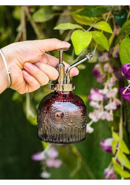 Şık Tasarımlı Ev Bahçe Saksı Çiçeklerine Özel cam bitki Sulama Fıskiyesi Kolonya ŞIŞESI 200ML Kırmzı fırsatları