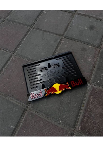 Redbull Motor Siyah Plakalık