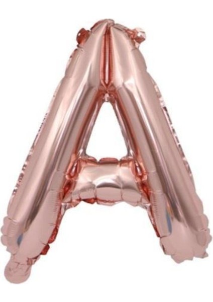 1 Metre Rose Gold Renk Balon A Harfi 40 Inc Parti Malzemesi