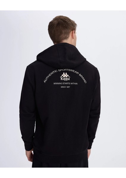 Authentic Franz Full Zip Erkek Siyah Regular Fit Fermuarlı Eşofman Üstü modelleri