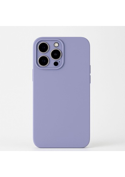 Iphone 13 14 15 Pro Max Apple Ile Uyumlu Lansman Içi Kadife Esnek Soft Silikon Kılıf