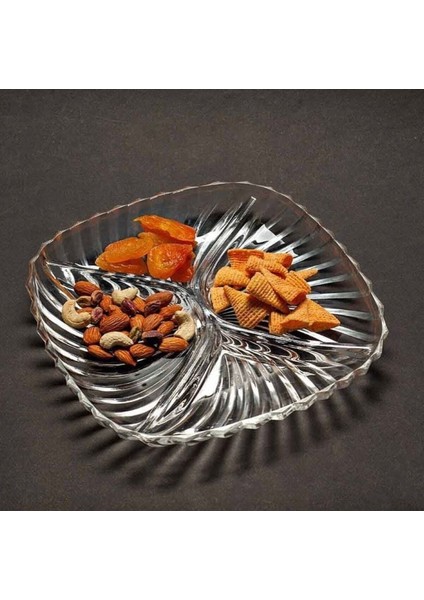 Turuncu Bölmeli Kare Sunum, Şık ve Işlevsel Yemek Servisi Seti