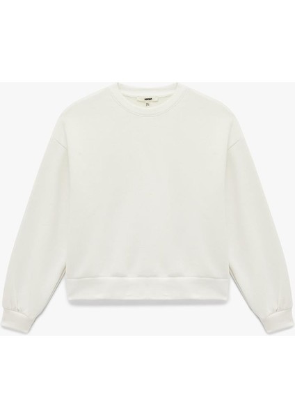 Üç Iplik Şardonlu Uzun Kollu Bisiklet Yaka Basic Sweatshirt (Aw 25)