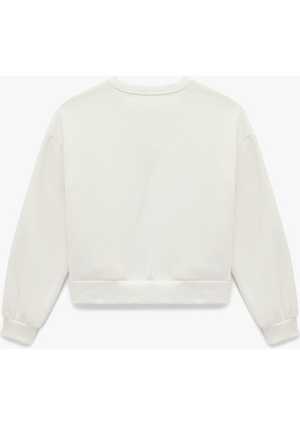 Üç Iplik Şardonlu Uzun Kollu Bisiklet Yaka Basic Sweatshirt (Aw 25) fiyatları