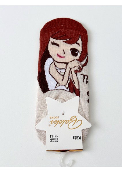 Kız Çocuk Renkli Karakter Baskılı Patik Çorap Seti 4’lü – Rahat ve Eğlenceli Tasarım fiyatları