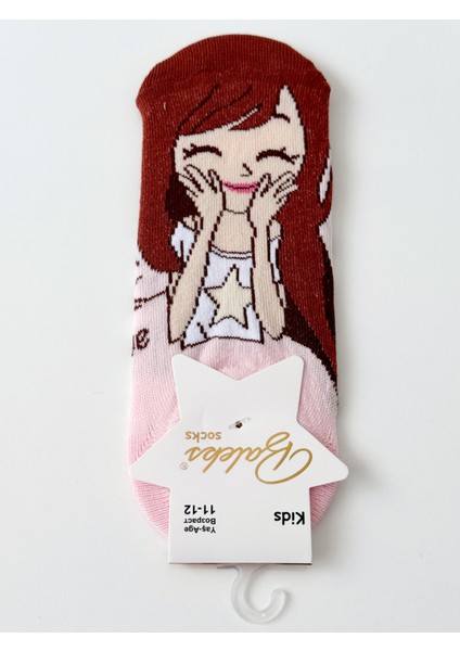 Kız Çocuk Renkli Karakter Baskılı Patik Çorap Seti 4’lü – Rahat ve Eğlenceli Tasarım indirimleri