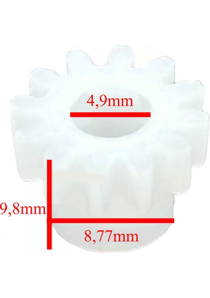 Cvs Dn 1265 Aurum Blender Hazne Kapağı Küçük Mil Dişlisi - Uzun Mile Takılan