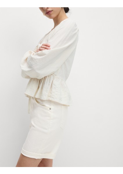 Denim Boyfriend Şort