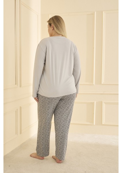 Kadın Pijama Takımı Büyük Beden & Battal Uzun Kol fiyatları