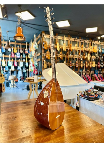 Kısa Sap Yarı Profesyonel Maun Bağlama 42 Tekne Jak Girişli modelleri