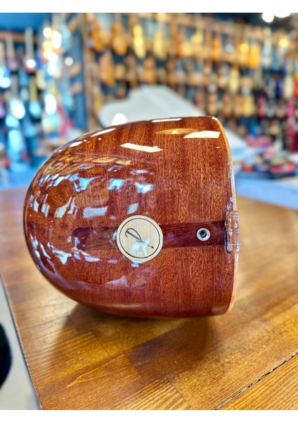 Kısa Sap Yarı Profesyonel Maun Bağlama 42 Tekne Jak Girişli