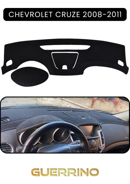Chevrolet Cruze 2008-2011TORPİDO Koruma Halısı Siyah Kenar