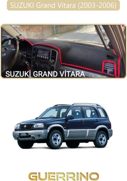 Suzukı Grand Vitara (2003-2006) Torpido Koruma Halısı Bej Kenar