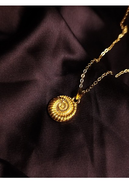 Deniz Kabuğu Çelik Kolye