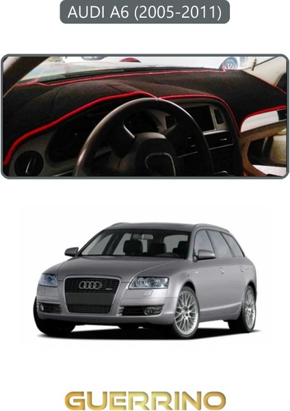 Audı A6 (2005-2011) Torpido Koruma Halısı Gri Kenar