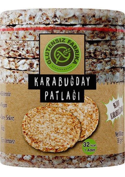 Karabuğday Patlağı Sade 88 g x 12 Paket (Glütensiz & Vegan) fiyatları