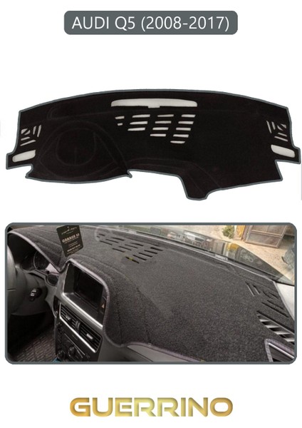Audi Q5 2008-2017TORPİDO Koruma Halısı Gri Kenar