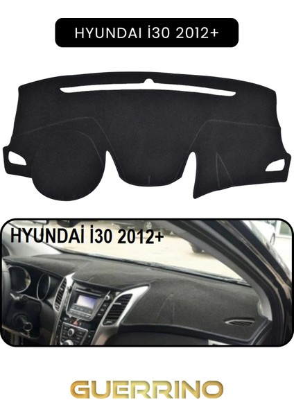 Hyundai I30 2012+TORPİDO Koruma Halısı Siyah Kenar