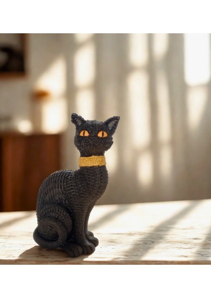 Büyük BOY Hasır Vücut Desenlerine Sahip El yapımı Kedi Heykeli fiyatları