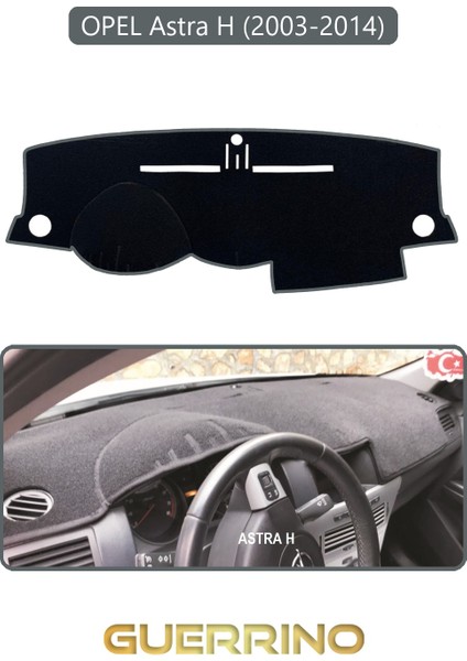 Opel Astra H (2003-2014)TORPİDO Koruma Halısı Gri Kenar