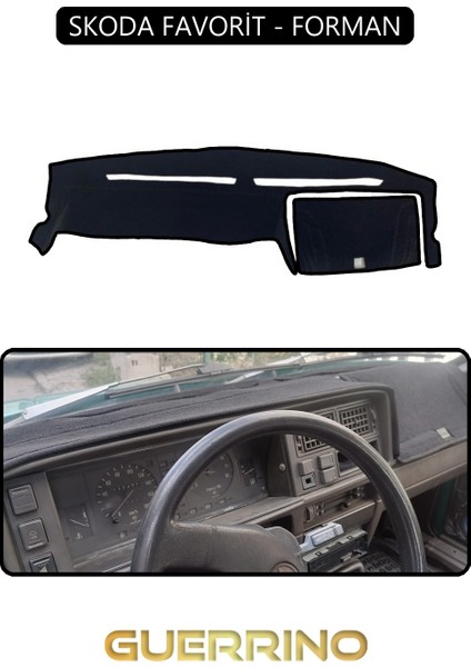 Skoda Favorit - Formantorpido Koruma Halısı Siyah Kenar