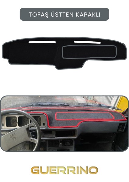 Tofaş Üstten Kapaklıtorpido Koruma Halısı Gri Kenar