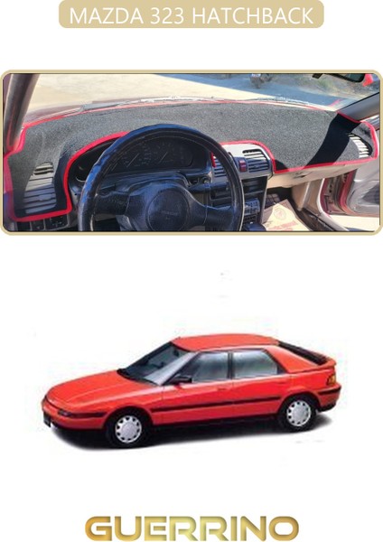 Mazda 323 Hatchbacktorpido Koruma Halısı Bej Kenar