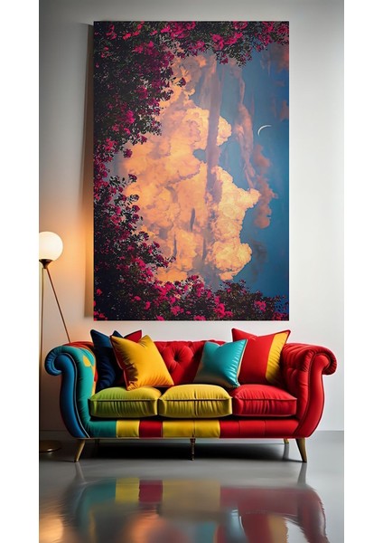 Manzaranın Güzelliği V1 Ev Duvar Salon Güzellik Salonu Ofis Dükkan Dekarasyon Kanvas Tablo