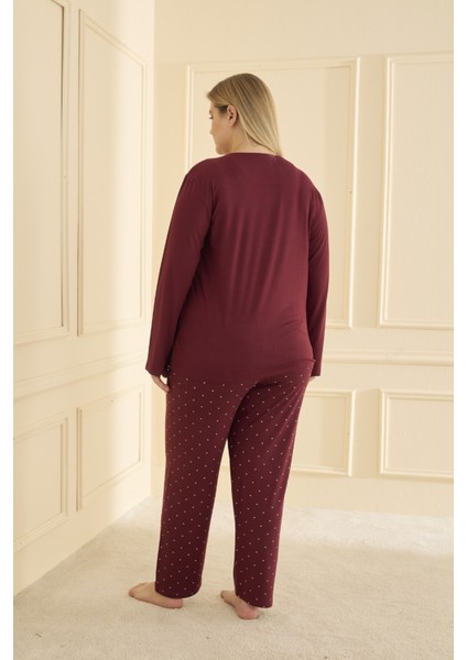 Kadın Pijama Takımı Büyük Beden & Battal Uzun Kol fiyatları