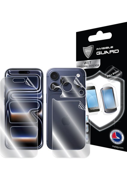 Apple Iphone 17 Pro Için Hydrogel (Ince Tpu) Tam Kaplama (Ekran ve Arka Koruma)