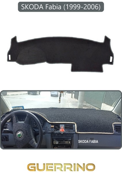 Skoda Fabia (1999-2006)TORPİDO Koruma Halısı Gri Kenar
