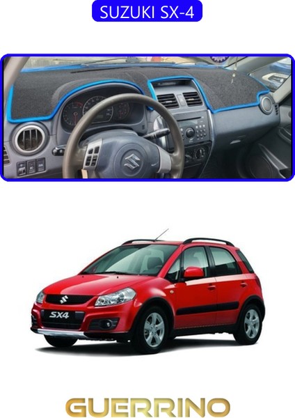 Suzukı Sx-4torpido Koruma Halısı Mavi Kenar