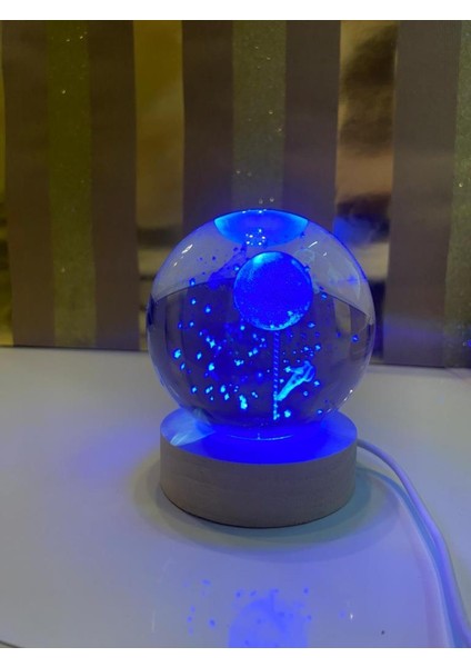 Astronot Cam Işıklı Dekoratif Küre 7cm modelleri