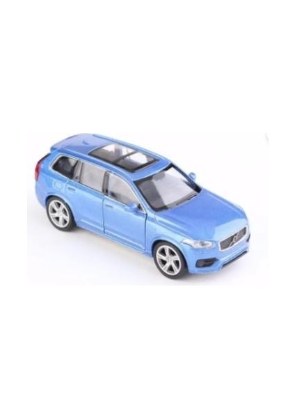Oyuncak Metal Model Araba 1/36 Çek Bırak Mavi Volvo XC90