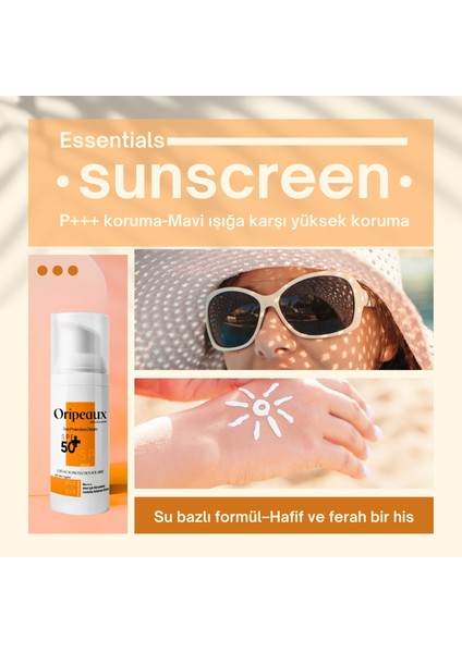 Spf 50+ Leke Karşıtı Güneş Kremi Uv-A Uv-B Sun Protection Cream 50 ml indirimleri