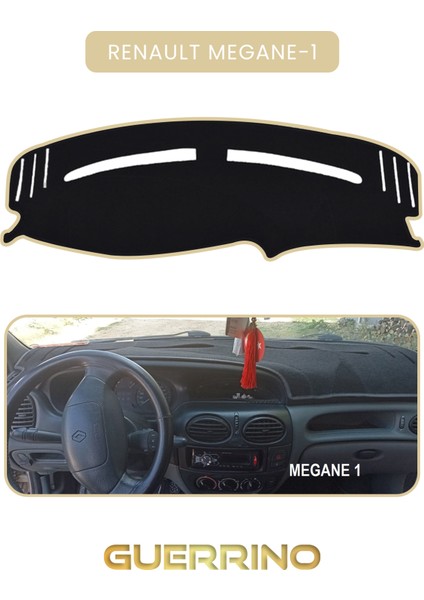 Renault Megane-1torpido Koruma Halısı Bej Kenar