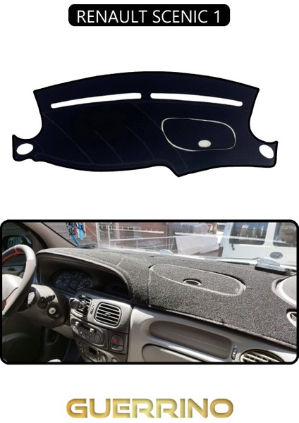 Renault Scenıc 1torpido Koruma Halısı Siyah Kenar