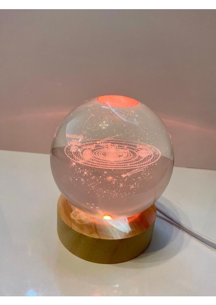 Gezegen Cam Işıklı Dekoratif Küre 8cm fiyatları