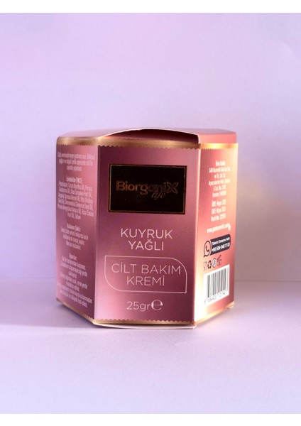 Biorgani yüz Bakım Kremi