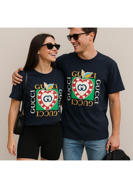 Unisex Spor Bisiklet Yaka Pamuk Oversize Boyfriend T-shirt