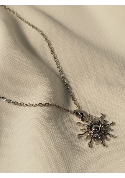 Güneş Çelik Kolye