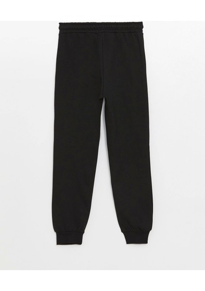 Lcw Vision Siyah Beli Lastikli Kadın Kalın Jogger Eşofman Altı