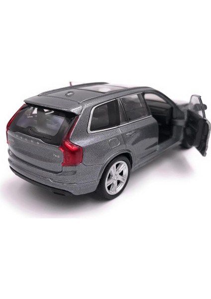 Oyuncak Metal Model Araba 1/36 Çek Bırak Siyah Füme Volvo XC90