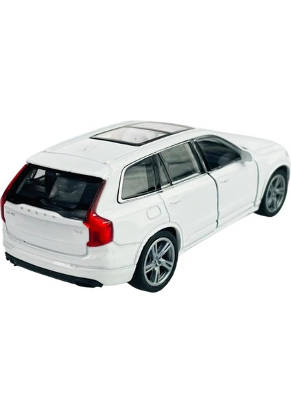 Oyuncak Metal Model Araba 1/36 Çek Bırak Beyaz Volvo XC90 modelleri