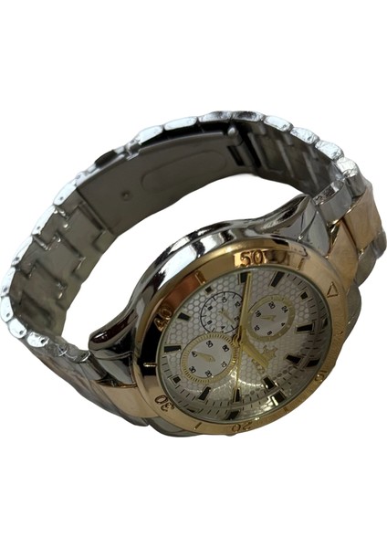 Çelik Altın Detaylı Erkek Kol Saati - 5 fiyatları