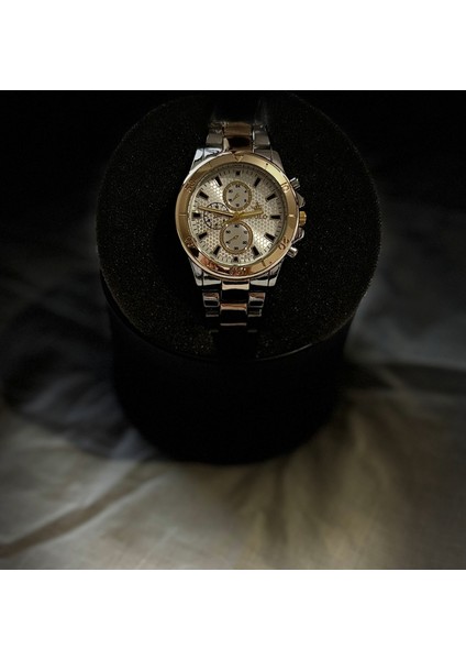 Çelik Altın Detaylı Erkek Kol Saati - 5 fırsatları