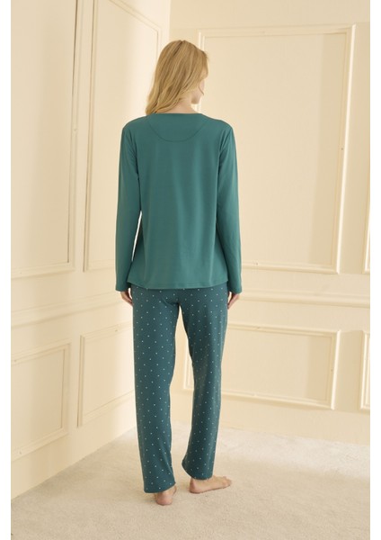 Kadın Pijama Takımı Uzun Kol Mevsimlik fiyatları