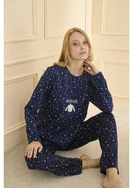 Kadın Pijama Takımı Uzun Kol Mevsimlik fiyatları