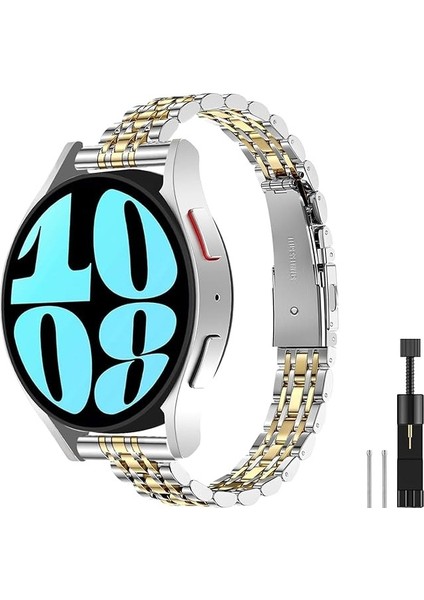Samsung Galaxy Watch 7 6 5 4 Uyumlu Paslanmaz Çelik Ince Slim Rolex Tasarım Kordon