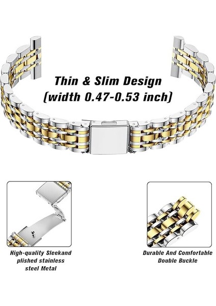 Samsung Galaxy Watch 7 6 5 4 Uyumlu Paslanmaz Çelik Ince Slim Rolex Tasarım Kordon fırsatları